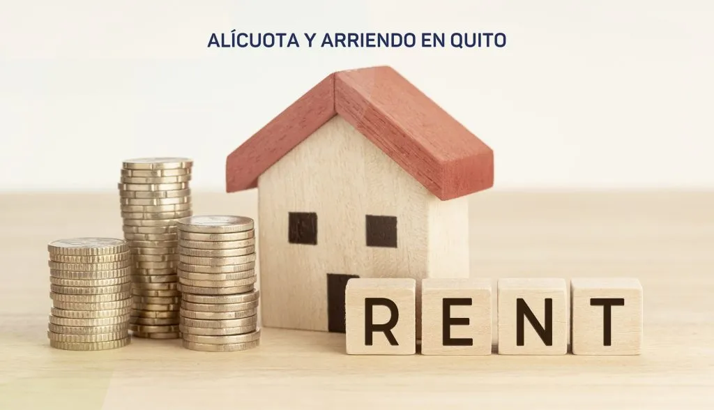 Imagen comparativa de una vivienda con monadas al lado izquierdo y un texto que dice rent al lado derecho