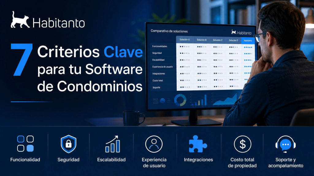 7 criterios para evaluar software de condominios en Ecuador