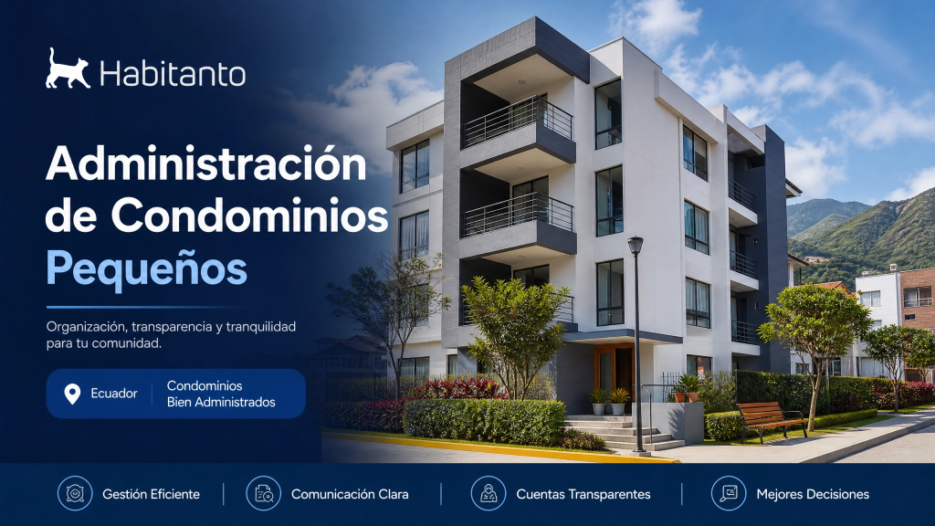 HABITANTO para administrar condominios pequeños en Ecuador