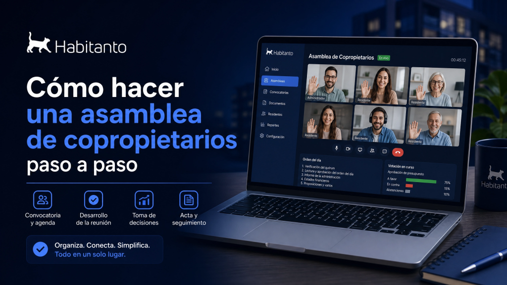 Asamblea de copropietarios paso a paso - Habitanto