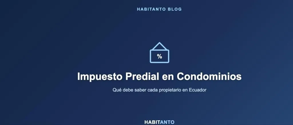 Impuesto predial en condominios